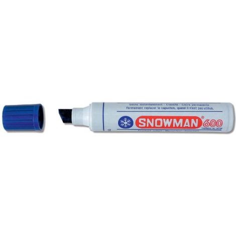 Marker permanentny Snowman Jumbo 600 2.0-11.0mm, Niebieski